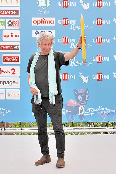 Eugenio Bennato al Giffoni Film Festival 2016 — Foto Stock