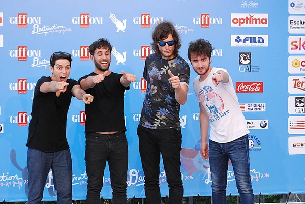 Empleados de la calle en el Giffoni Film Festival 2016 — Foto de Stock