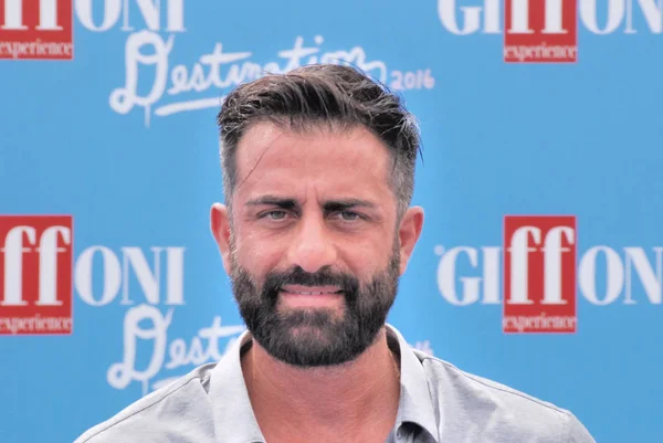 Simone Montedoro en el Giffoni Film Festival 2016 — Foto de Stock