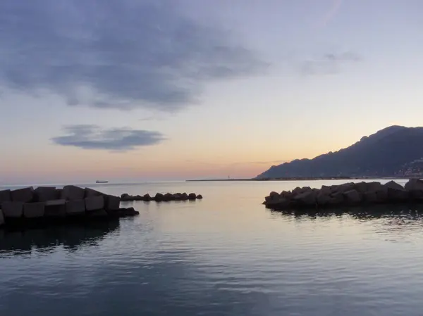 PaESAGGIO MARINOSALERNO.CAMPANIA... SUD İTALYA — Stok fotoğraf