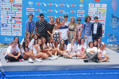 2016 Giffoni Film Festivali 'nde Tv Dizisi Braccialetti Rossi 3' ü oynat