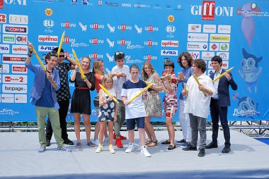 2016 Giffoni Film Festivali 'nde Tv Dizisi Braccialetti Rossi 3' ü oynat