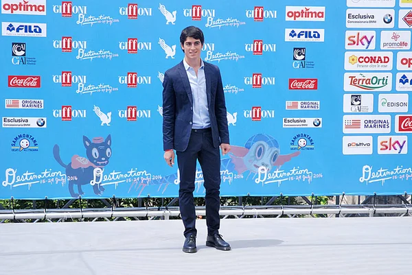 Carmine Buschini en el Giffoni Film Festival 2016 — Foto de Stock