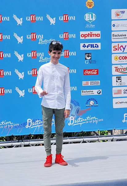 Pio Luigi Piscicelli en el Giffoni Film Festival 2016 — Foto de Stock