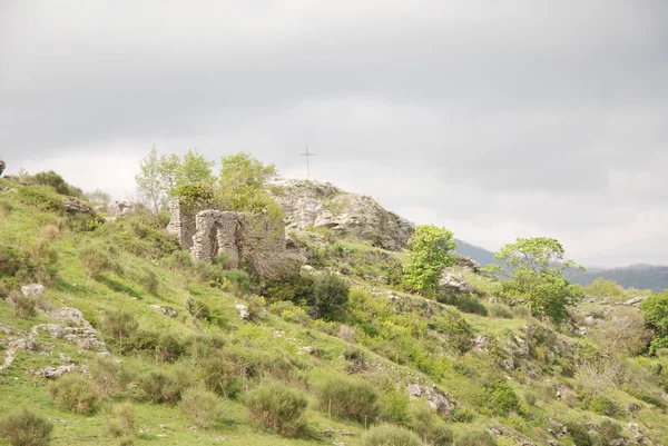 PAESAGGIO MONTANO.CAMPANIA.SUD ITALIEN — Stockfoto