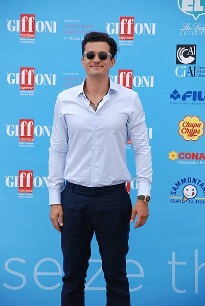 Orlando Bloom di Festival Film Giffoni 2015 — Stok Foto