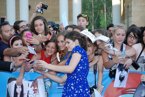 Alexandra Daddario Giffoni Film Festival 2013 — Zdjęcie stockowe