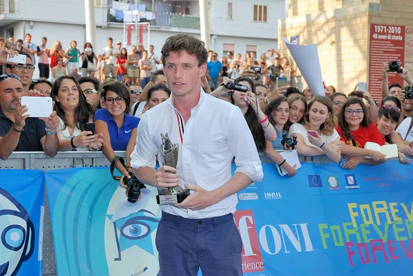 在 Giffoni 电影节 2013年埃迪雷德梅因 — 图库照片