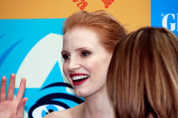 Jessica Chastain al Giffoni Filmfestival 2013 — Stockfoto