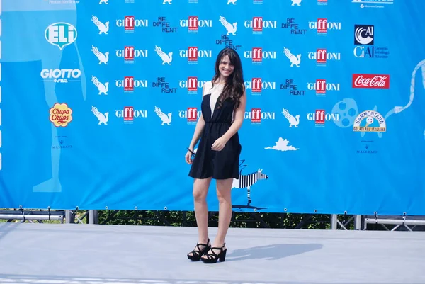 Micaela Riera al Giffoni Filmfestival 2014 — Stockfoto