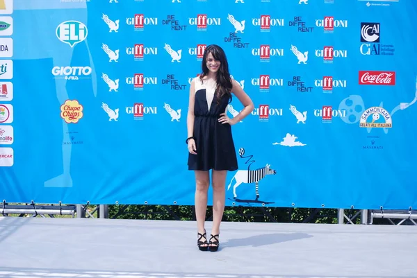 Micaela Riera al Giffoni Film Festival 2014 — Stock fotografie