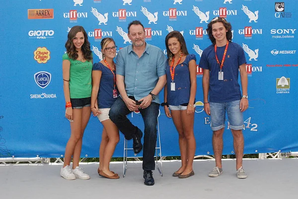 Jean Reno al Giffoni filmfestival 2012 — Stockfoto