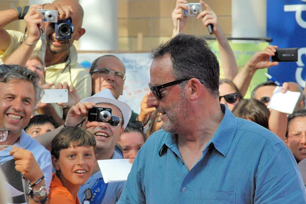 Jean Reno al Giffoni filmfestival 2012 — Stockfoto