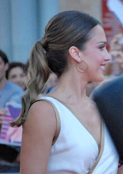 Jessica Alba al Giffoni Filmfesztivál 2012 — Stock Fotó