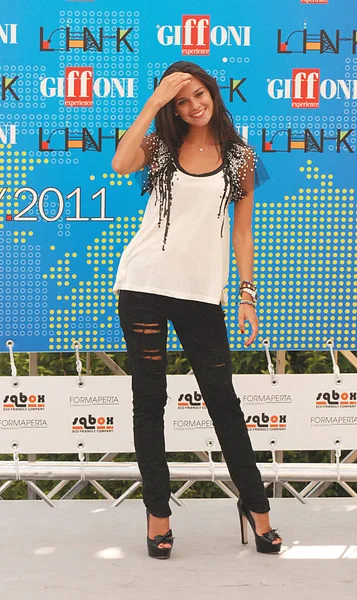 Katy Louise Saunders al Giffoni Film Festival Festival 2011 — Stock Photo, Image