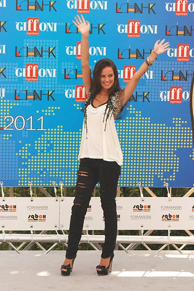 Katy Louise Saunders al Giffoni Film Festival Festival 2011 — Stock Photo, Image