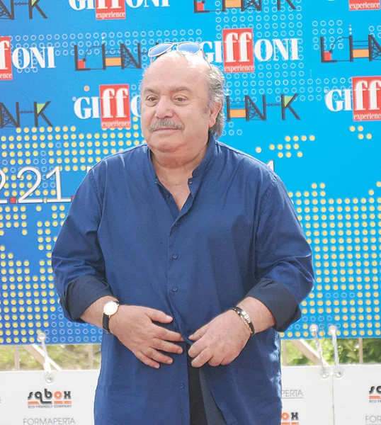 ( 영어 ) Lino Banfi al Giffoni Film Festival 2011 — 스톡 사진