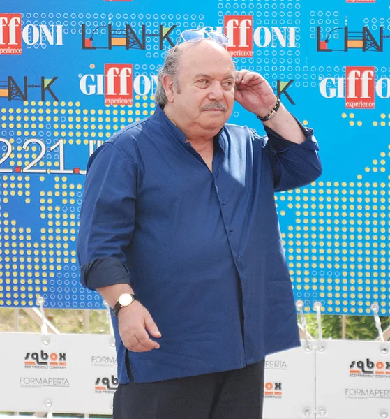 ( 영어 ) Lino Banfi al Giffoni Film Festival 2011 — 스톡 사진