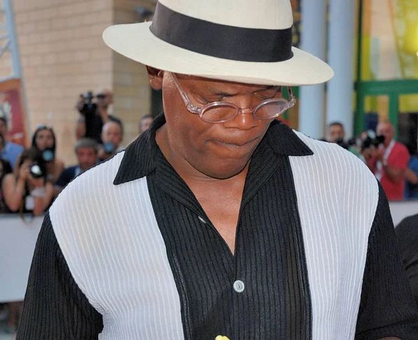 Samuel L. Jackson al Giffoni Film Festival 2010 — Stockfoto