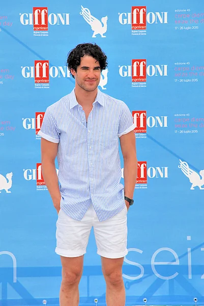 Darren Criss al Giffoni Filmfestival 2015 — Stockfoto