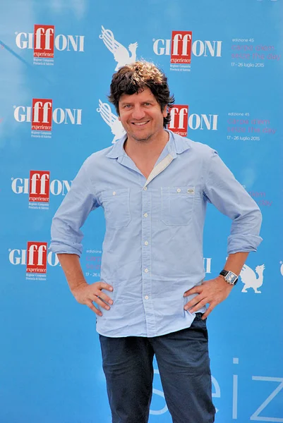 Fabio De Luigi al Giffoni Film Festival 2015 — Foto de Stock