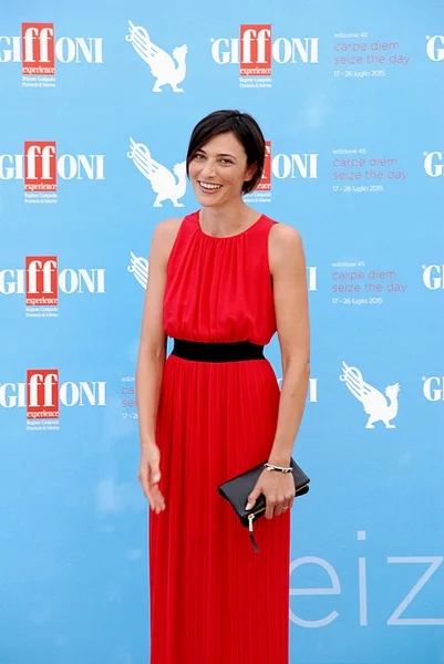 Anna Foglietta al Giffoni Film Festival 2015 — Stockfoto