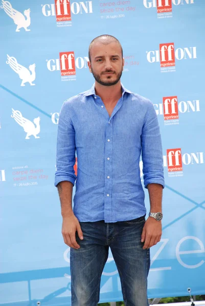 Nicola Vaporidis al Giffoni Filmfestival 2015 — Stockfoto