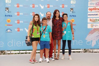 Maurizio Casagrande ve Annalisa Scarrone al Giffoni Film Festivali 2015