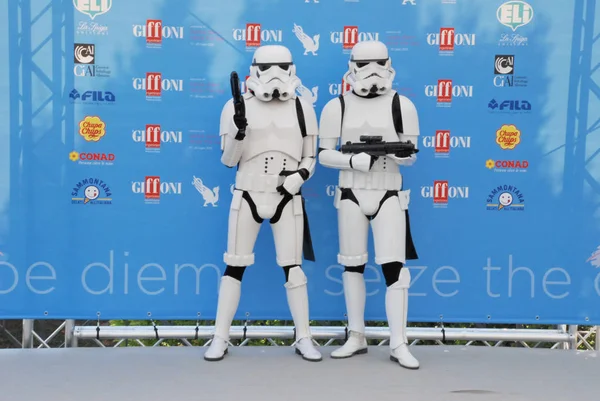 Stormtroopers, Star Wars, al Giffoni Film Festival 2015 - Stock-foto