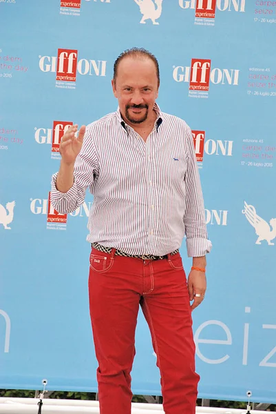 Maurizio Casagrande al Giffoni Film Festival 2015 — Stockfoto