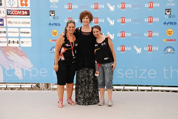 Veronica Pivetti al Giffoni Film Festival 2015 — Stockfoto