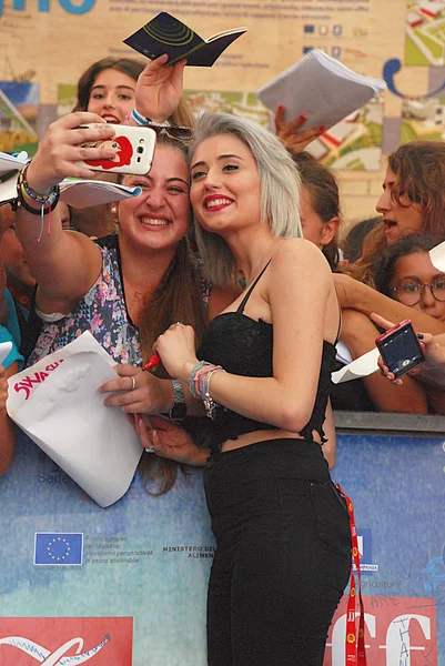 Greta Menchi al Giffoni Film Festival 2015 — Stock Photo, Image