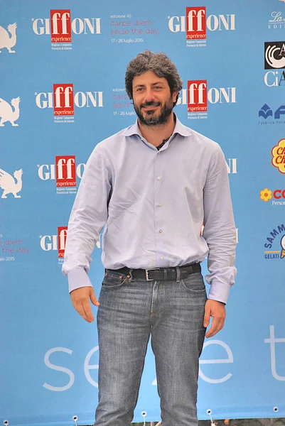 Roberto Fico al Giffoni Film Festival 2015 — Foto Stock