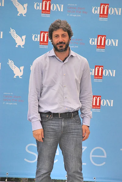 Roberto Fico al Giffoni Festival de Cinema 2015 — Fotografia de Stock