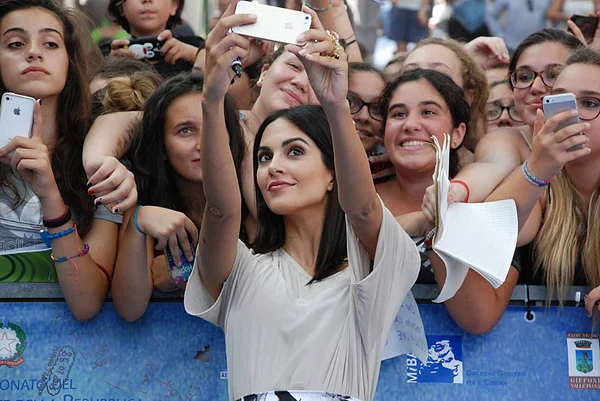 Rocío Muñoz Morales al Giffoni Film Festival 2015 — Zdjęcie stockowe