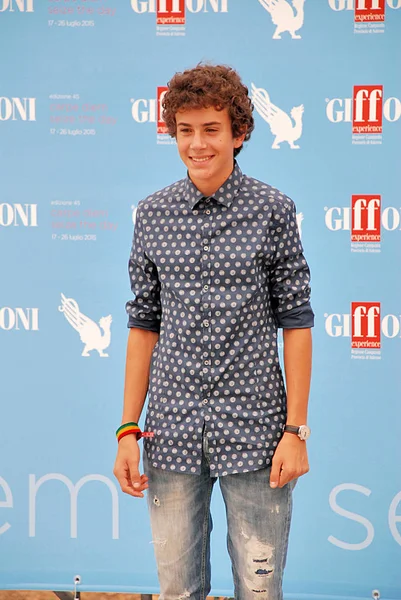 Mirko Trovato al Giffoni Film Festival 2015 — Stock Photo, Image