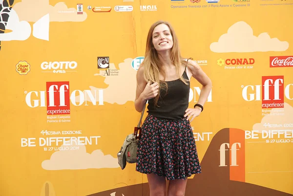 Aurora Ruffino al Giffoni Film Festival 2014 — 图库照片