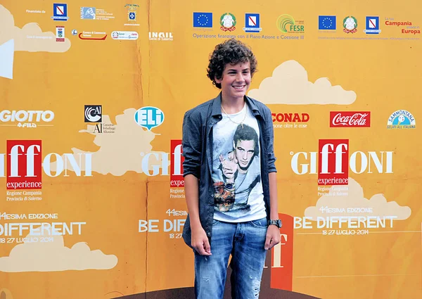 Mirko Trovato al Giffoni Film Festival 2014 — стокове фото