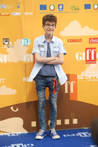 2014 년 Pio Luigi Piscicelli al Giffoni Film Festival — 스톡 사진