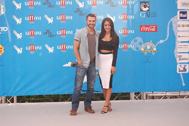 Giffoni Valle Piana, Salerno, Italia - 23 Luglio, 2014 : Ryan Guzman e Melanie Iglesias al Giffoni Film Festival 2014 , il 23 Luglio, 2014 a Giffoni Valle Piana, Italia  