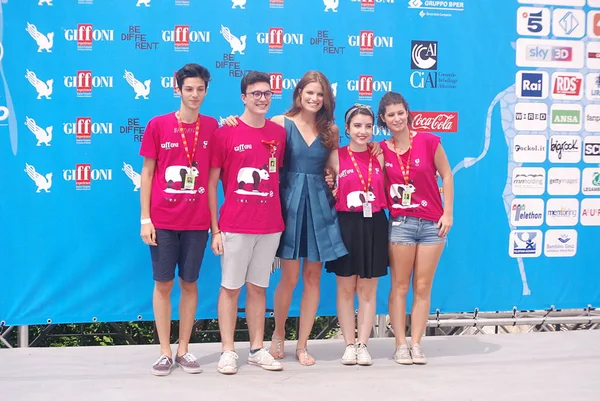 Giffoni Valle Piana, Salerno, Italia - 26 Luglio, 2014 : Alessia Piovan al Giffoni Film Festival 2014 , il 26 Luglio, 2014 a Giffoni Valle Piana, Italia  