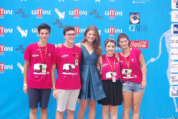 Giffoni Valle Piana, Salerno, Italia - 26 Luglio, 2014 : Alessia Piovan al Giffoni Film Festival 2014 , il 26 Luglio, 2014 a Giffoni Valle Piana, Italia  