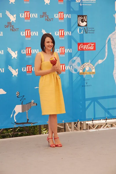 Marta Gastini al Giffoni Film Festival 2014 — Stockfoto