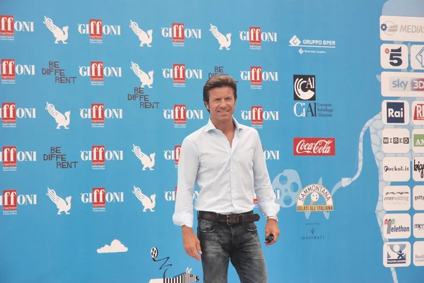 Giffoni Valle Piana Salerno Italia Luglio 2014 Paolo Conticini Giffoni — Stockfoto