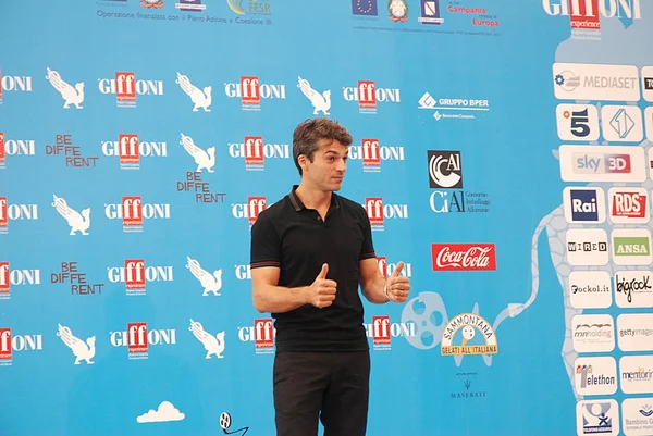 Giffoni Valle Piana Salerno Italia Luglio 2014 Luca Argentero Giffoni — Stockfoto