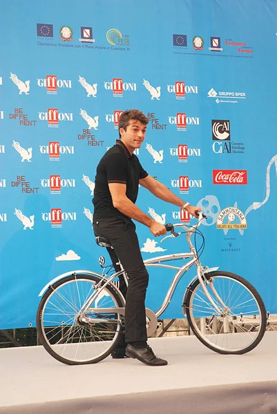 Giffoni Valle Piana Salerno Italia Luglio 2014 Luca Argentero Giffoni — Stockfoto