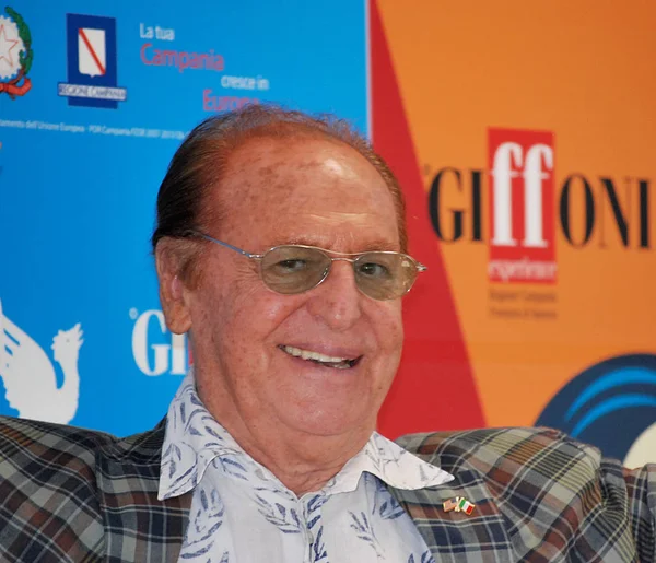 Renzo Arbore al Giffoni Film Festivali 2013 — Stok fotoğraf