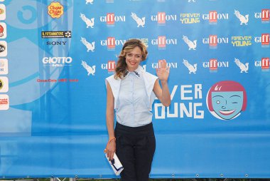 Giffoni Valle Piana, Salerno, Italia - 19 Luglio, 2013 : Francesca Cavallin al Giffoni Film Festival 2013 , il 19 Luglio, 2013 a Giffoni Valle Piana, Italia