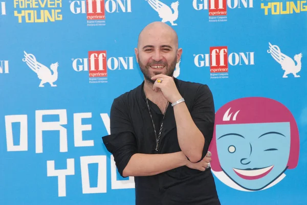 Giffoni Valle Piana Salerno Italia Luglio 2013 Giuliano Sangiorgi Giffoni — Stockfoto