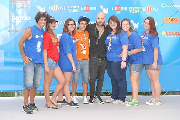 Giffoni Valle Piana Salerno Italia Luglio 2013 Giuliano Sangiorgi Giffoni — Foto de Stock